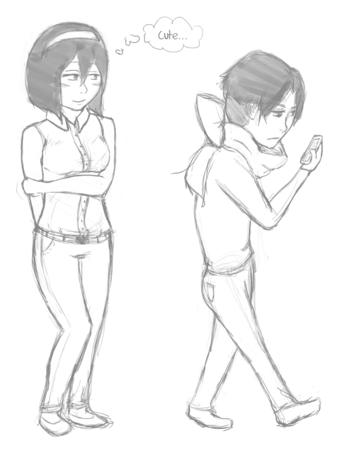 zerolr:  lampurple:  I want to imagine Mikasa wrapping a scarf around Levi except