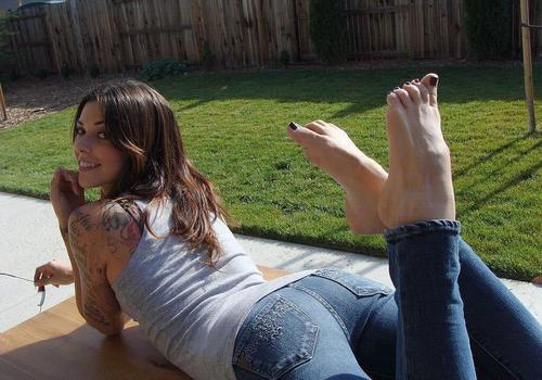 Female Toes Arches Feet