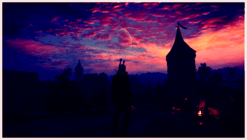I was messing around on ezgif and their lomofilter fucksOxenfurt at dusk, the gargoyle near Frischlow and the Place of Power on Temple Isle-endless Witcher 3 gifs #witcher#witcher 3#tw3#witcheredit#the witcher#witchergif#dais gifs#velen#velen gif#novigrad#novigrad gif #place of power #lomo gif