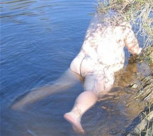 chubmilk: chubsden: chub butt riverside I would love to ride this daddy merman