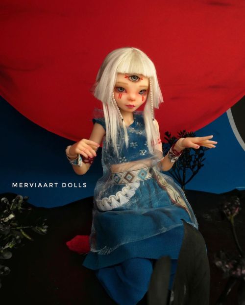 AURORA Mela doll inspired by “The Seed” music video created by Merve! ❤️| artist’s insta | artist’s 