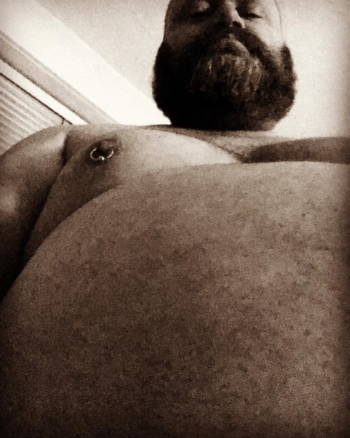 onpurposebear: #bear #belly #fatbear #beardsofinstagram #fatandhappy #humpday #widewednesday #chubby