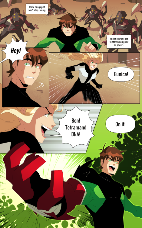  Omnitrix Ben AU - Eunice in Action!An example of how Eunice and Ben use their abilities to help eac