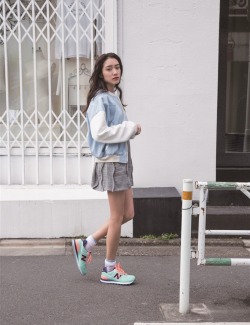 fyeahsayoyoshida:  Sayo for new balance 