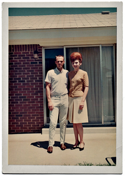 memories65:  Red head with beehive hairdo, 1960s 