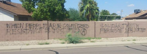 radicalgraff:“When People are Colonized Resistance is Justified. Solidarity with Ferguson & Pale