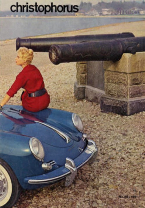 Early cover (girls) of Christophorus magazine, the in-house publication of Porsche. It started in 19