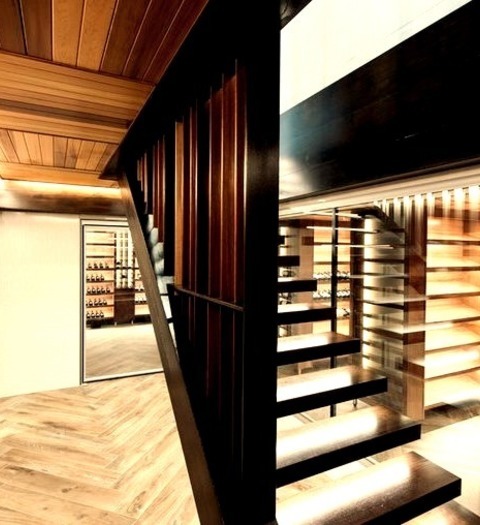 Expansive Wine Cellar In Gold Coast - TweedHuge Idea For A Tropical Wine Cellar With Racks For Storage
