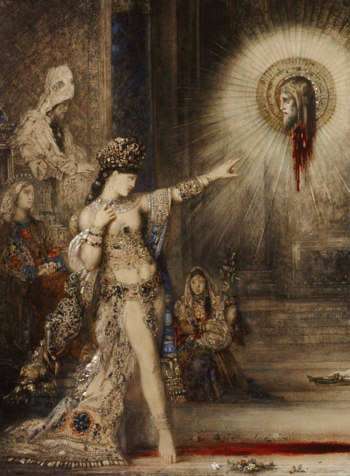 aqua-regia009:L'Apparition/The Apparition(Detail), c.1876- Gustave Moreau