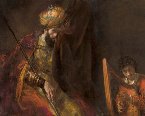 David and Saul A painting with a tumultuous past finally declared a Rembrandt.
