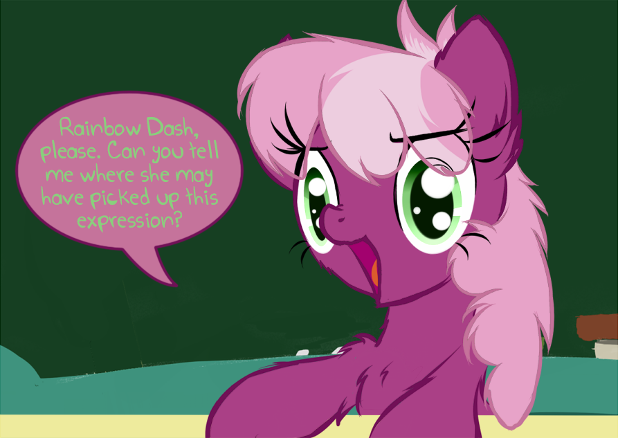 cheerilee-s-chalkboard:  &ldquo;A Watched Mouth Never Soils&rdquo; (A.K.A.