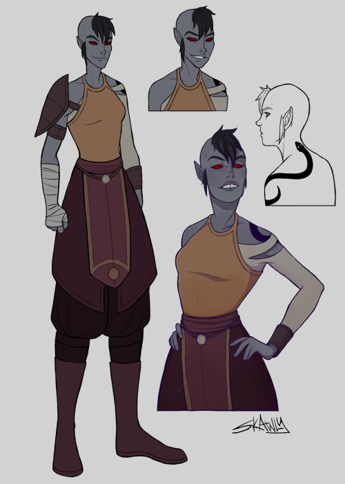 I had an idea for a Velothi dunmer a while back, but finally got around to finishing her design. I’m