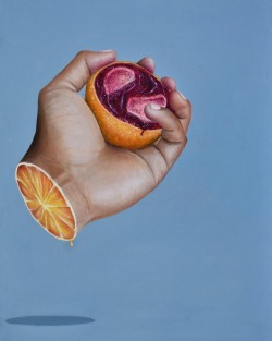 eatsleepdraw:  “Blood Orange” 18x24 Oil