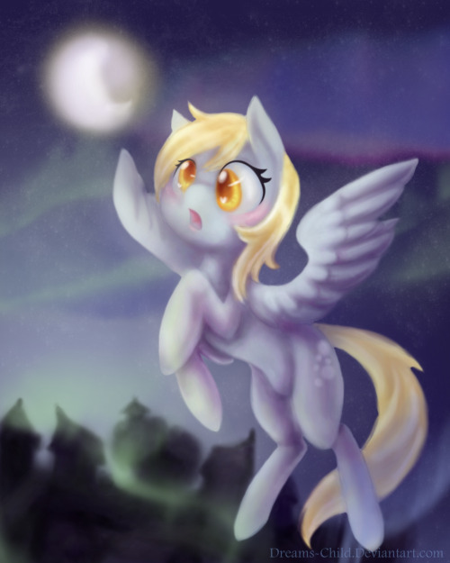 paperderp:  Moonlit Flight by Dreams-Child★  <3
