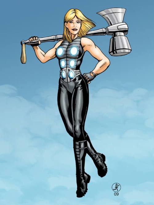 seether23:  Thor Girl: Just flyin here 
