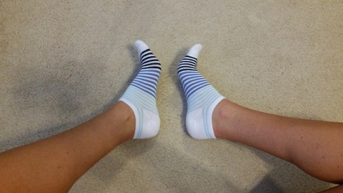 camtasticalsocks: Blue stripes and purple stripes :)