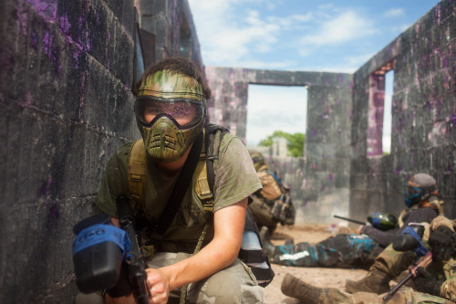 A few of my images from Oklahoma D-Day, the world’s largest paintball game. Shot these while w