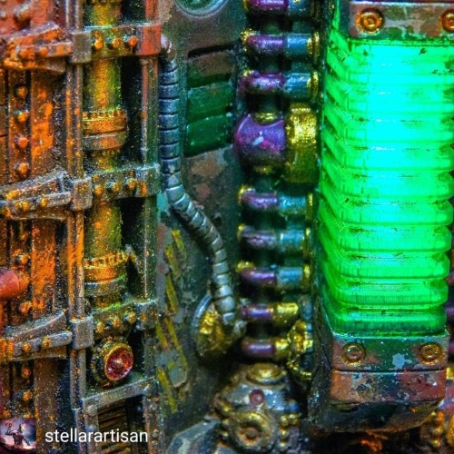 Reposted from @stellarartisan Another closeup to our green plasma diorama. Stay tuned for a full rev
