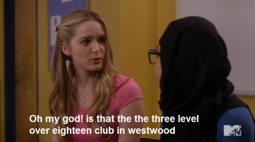 muslim-problems:moghamara: There’s a sassy Muslim girl on Awkward now. we made it y’all 