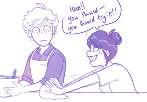 buggachat: Part 103 of my bakery “enemies” au!my apologiesFirst / Prev / Next / All