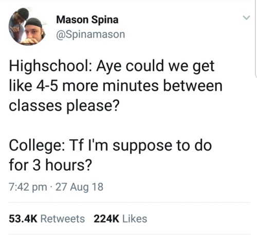 you-had-me-at-e-flat-major: whitepeopletwitter:Guess i’ll nap. high school: i’m so happy