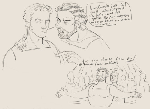 Felt like drawing a few comics so here’s 5 short ones based mostly on actual iliad scenes w very lit