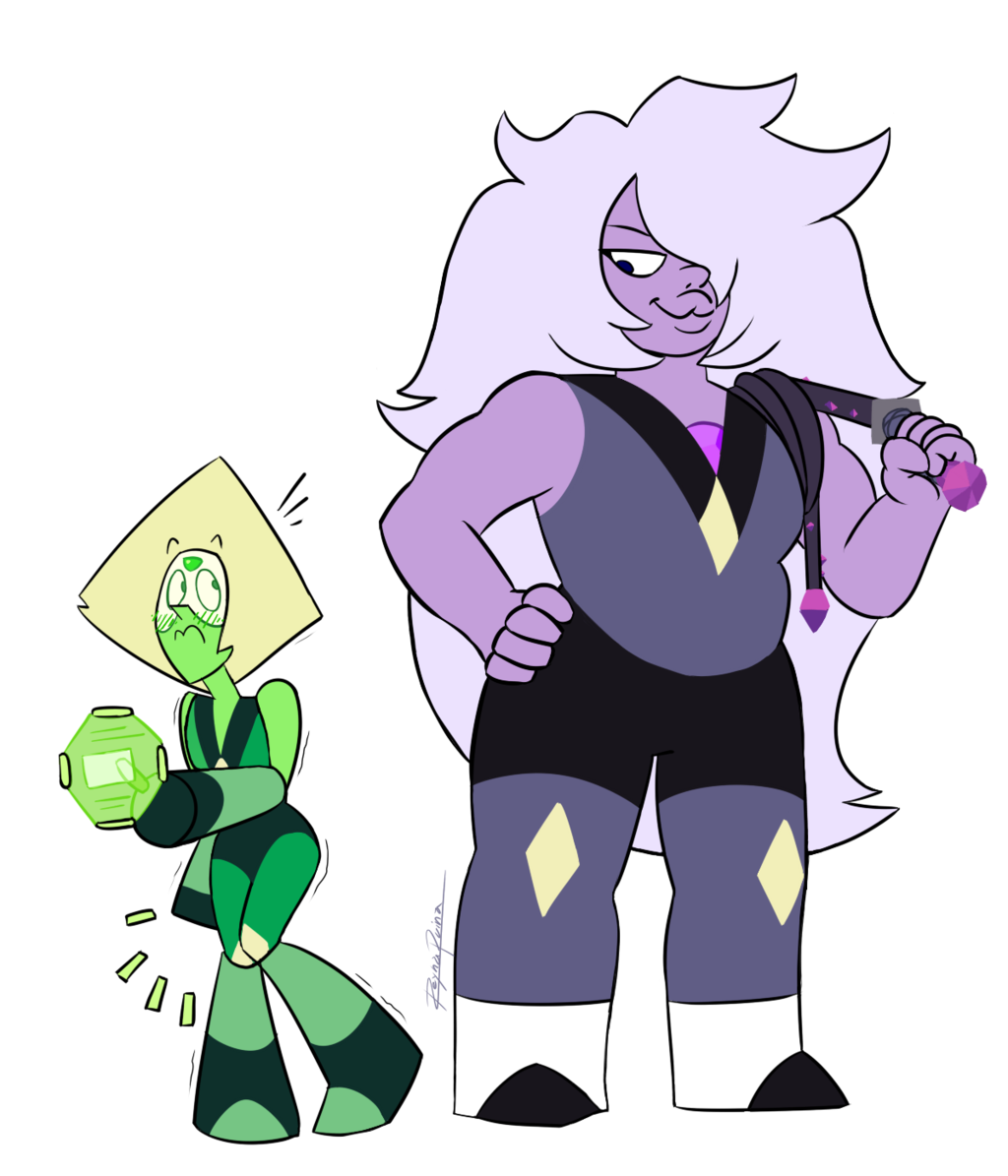 reynaruina:  SU: Trying to work here by reynaruina    Wanted to try a big Amethyst