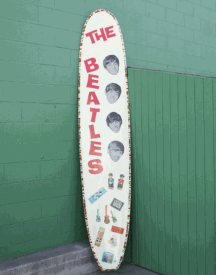 Collectable Beatles Surfboard