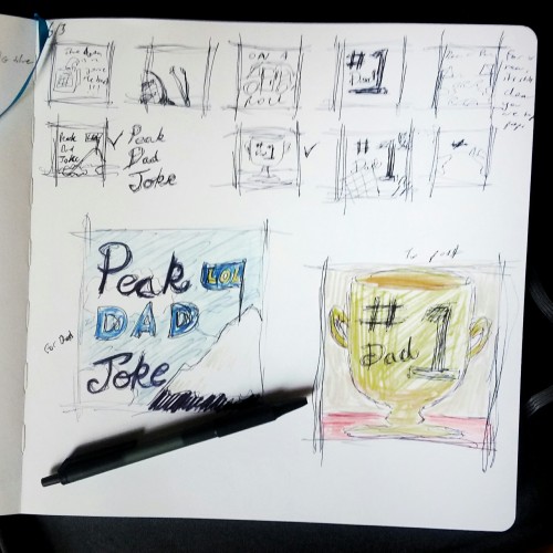 Guess What I'm Working On Next. Sketch Pages For An Upcoming Card I'm Making