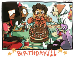 laughingbear:  a birthday for Steven! 