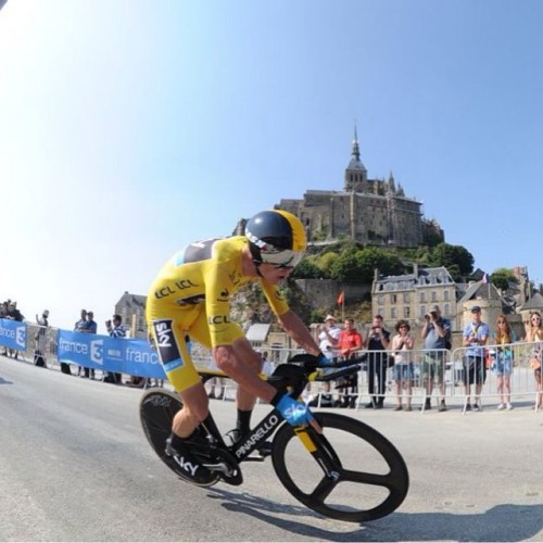 bici-veloce:  #flashback from the 2013 Tour de France! @chrisfroome #teamsky #pinarello #bolide #TT 