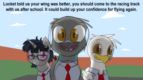 ask-nooby:  Nooby: Not exactly… But I found some friends who didn’t care about my wings.  (( Here’s a quick post I whipped up to thank for 900 followers, the next post will still be posted on the weekend :3 Also for those who follow me outside