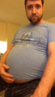 fatteningmale:  bigdrmr:  inversedd:  The aptly named GotFat asked me to make him a gif set, and here it is. If you’d like a gif set of your own, contact me and I’ll see what I can do for you.  Woof! So hot…  OMG he is to damn cute!! 