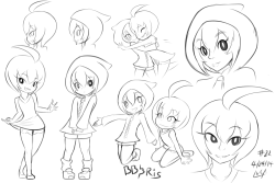 Very busy with another project, so just some sketches. Their design changed a good amount, wow. 