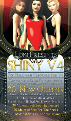 Shiny  V4 Is A Brand New Materials Pack For Halcyone&Amp;Rsquo;S Leotard For V4.