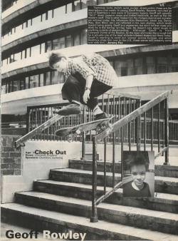 vansskate:  Transworld Skateboarding continues the daunting task of reposting all their back issue. The latest gem from the archive is the January, 1993 issue with our own Geoff Rowley’s very first Check Out from 21 years ago!