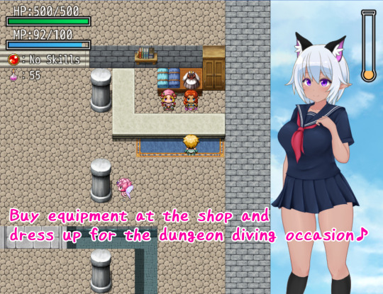 February 20, 2019, Tokyo – The English translated version of independent developer I can not win the girl’s Erotic Action Game “Erotic Trap Dungeon 2” is now available for sale on DLsite. Developer Comment:“E* otic Trap Dungeon is back