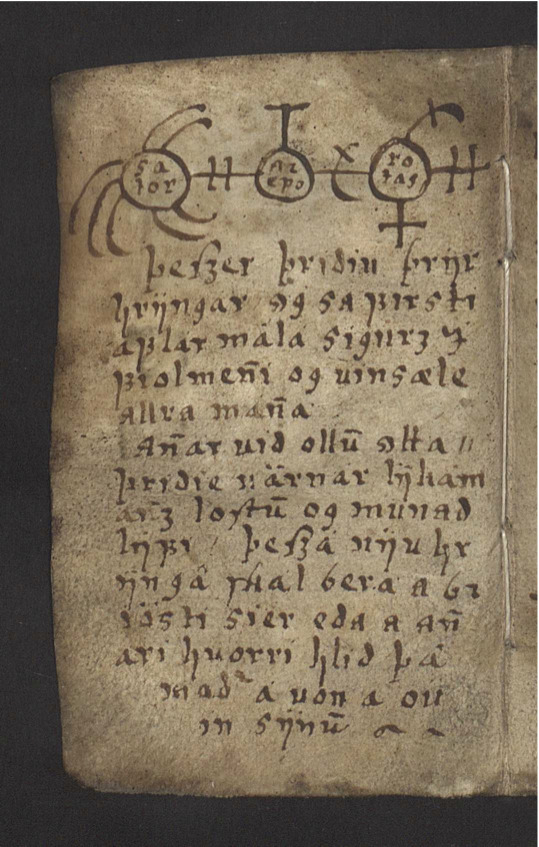 hedendom:Galdrakver (‘Little Book Of Magic’)The ‘Little Book Of Magic’ is