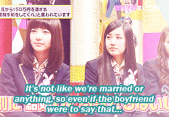 oshiri-sisters:Paruru’s amazing response to the guy who wants his girlfriend to get breast implants.