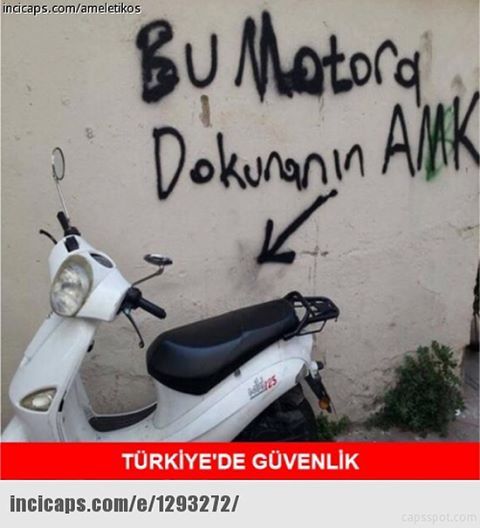 Bu motora dokunanın...