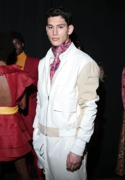 christos:  Alexis Chaparro by Kelly Taub – Backstage at Prabal Gurung A/W 2019