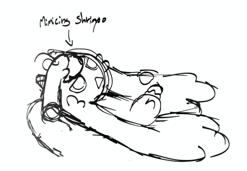 Lil Doodles Of An Actual Dream I Had Of Puffy And Decided To Put Right Into His Lore, Fun Fact I Didn't