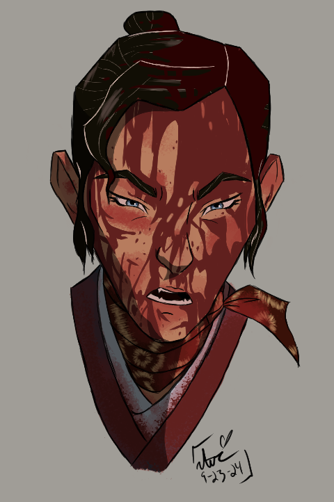 I Think I Outdid Myself W This One But I NEVER Wanna Draw This Much Blood Again-