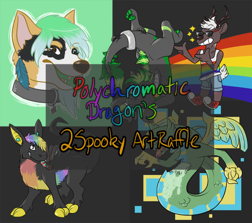 polychromaticdragon: I’ve reached 300 followers, and you know what that means: ART RAFFLE! HER
