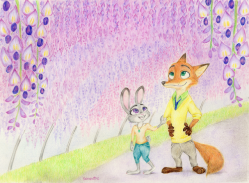 Today (April 23) is the 1st anniversary of Zootopia&rsquo;s release to Japan! wisteria&rsquo