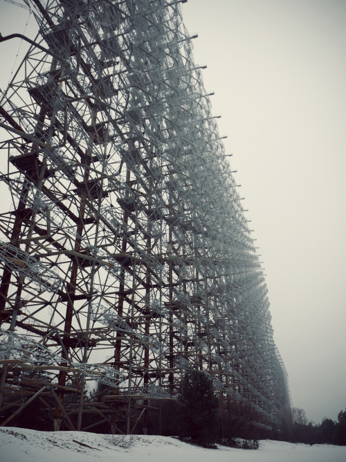 blackandglitter:  Дуга-3, radar system in Chernobyl