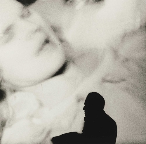 davidhudson:Diane Arbus, Carroll Baker on Screen in Baby Doll with Passing Silhouette, N.Y.C., 1956.