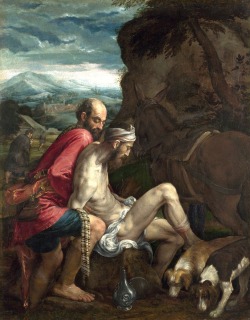 necspenecmetu:  Jacopo Bassano, The Good Samaritan, c. 1562 