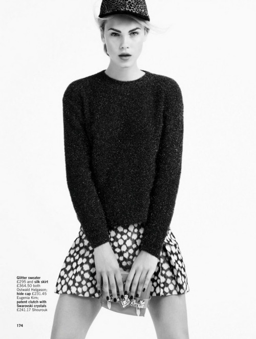 forthosewhocravefashion:  Line Brems for Glamour January 2014