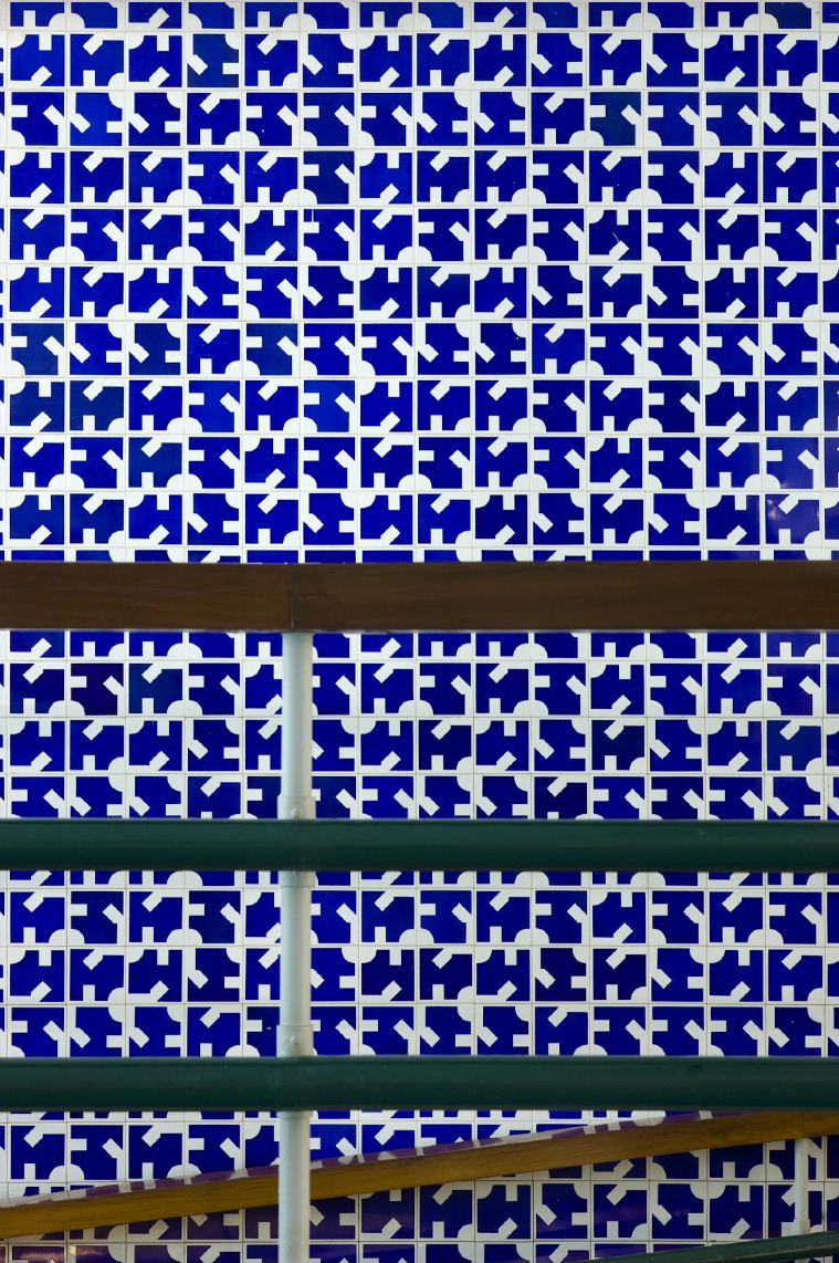 The tile art of Athos Bulcão in Brasilia